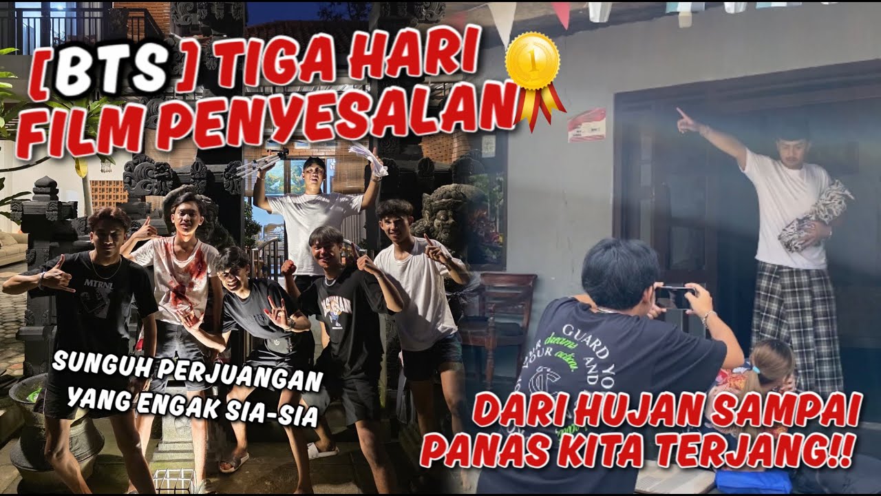 KESERUAN PEMBUATAN FILM PENYESALAN !! Inilah Dibalik Layar Pembuatan Film Kusumawara.