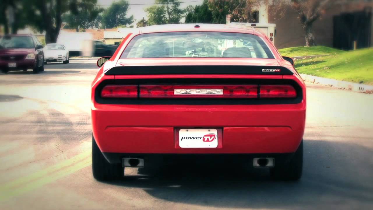 Dodge Challeger SRT8 6.1L 8 Cylinder with a Flowmaster American Thunder Exhaust System