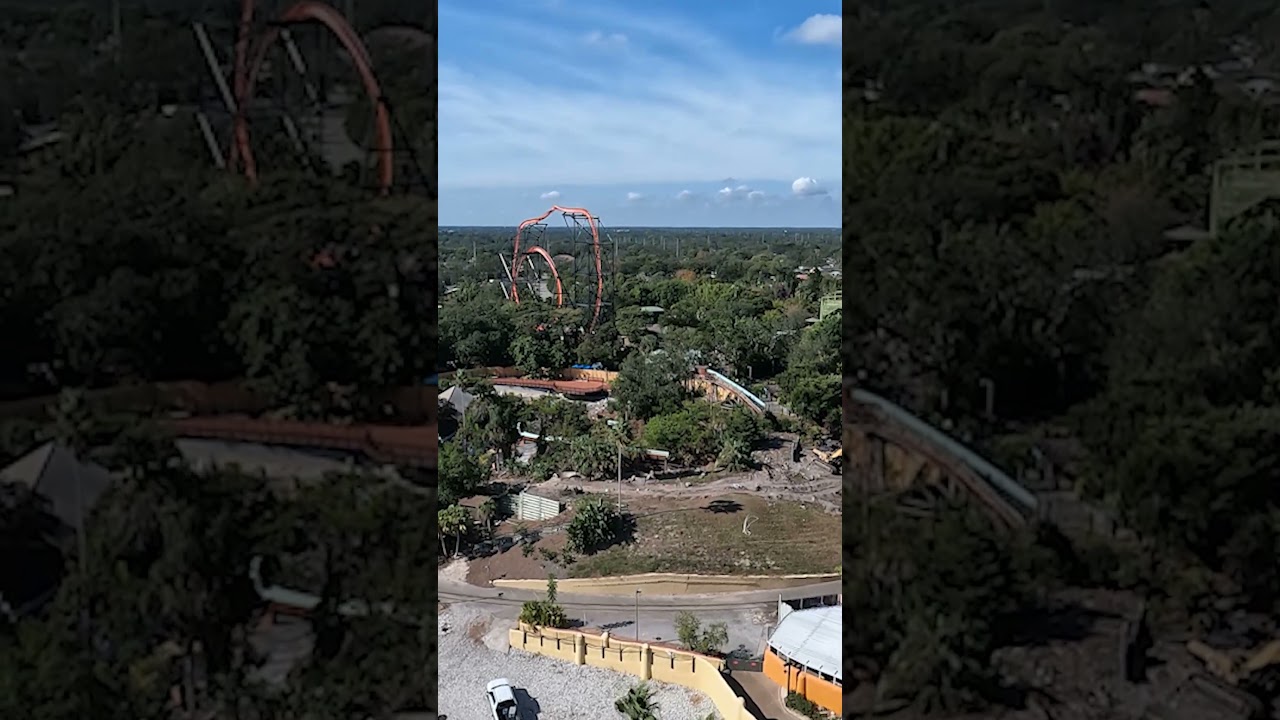 Would You Ride Falcon's Fury To View Construction!