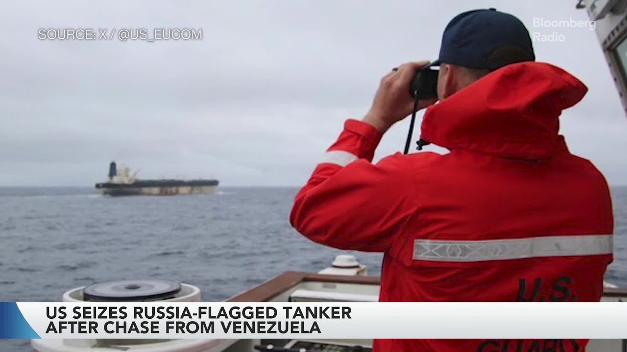US Seizes Russia-Flagged Tanker After Chase Across Atlantic