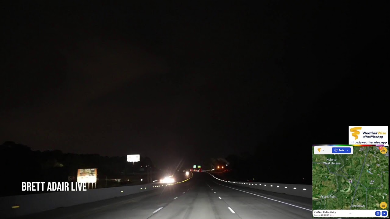🔴LIVE Storm Chasing🔴 Arkansas Significant TWISTER Risk