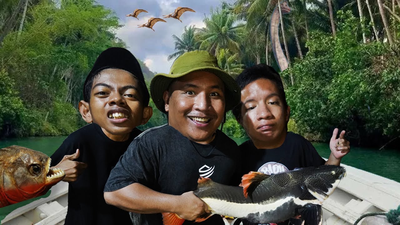 CHALLENGE 1: MEMANCING IKAN MONSTER !! || BERSAMA FERI !?  #100challenges