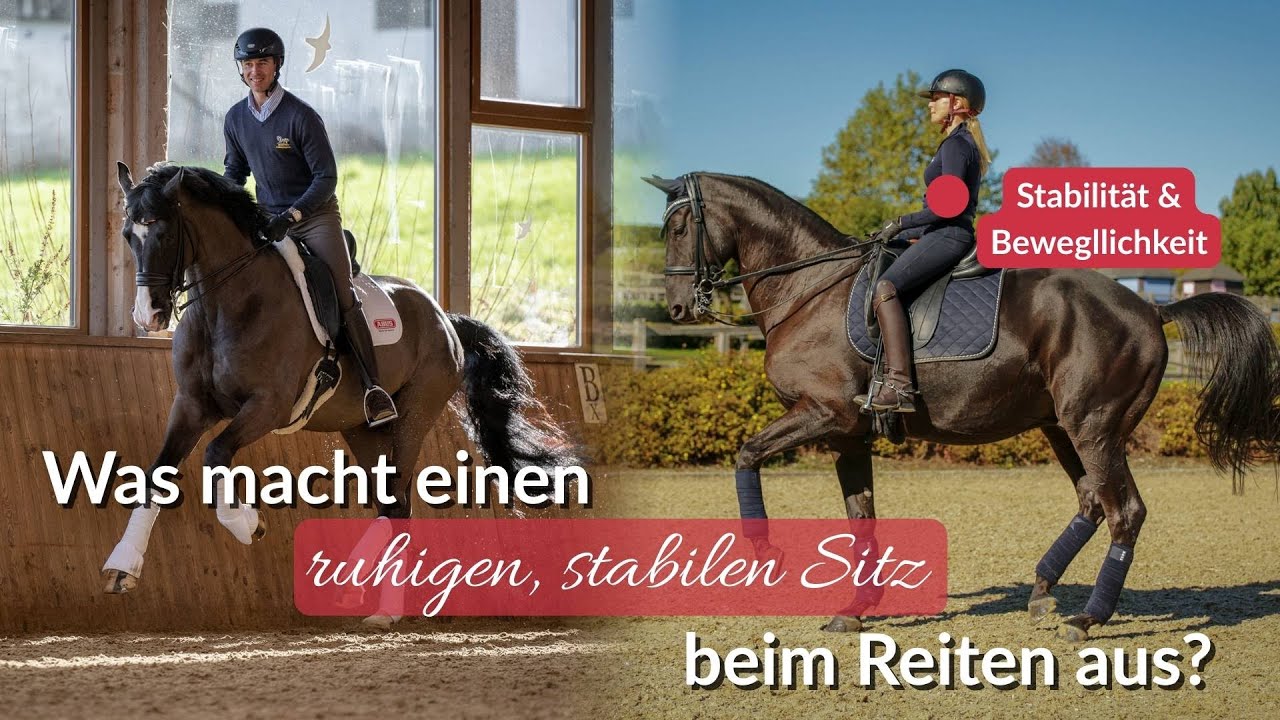 So erreichst du einen ruhigen, stabilen Sitz beim Reiten