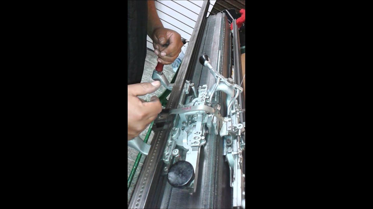 COMO TEJER CUELLOS EN MAQUINA RECTILINEA
