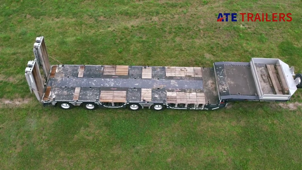 Nowa naczepa niskopodwoziowa EMTECH  (2024), 45 ton ładowności od @atetrailersniskopodwozie