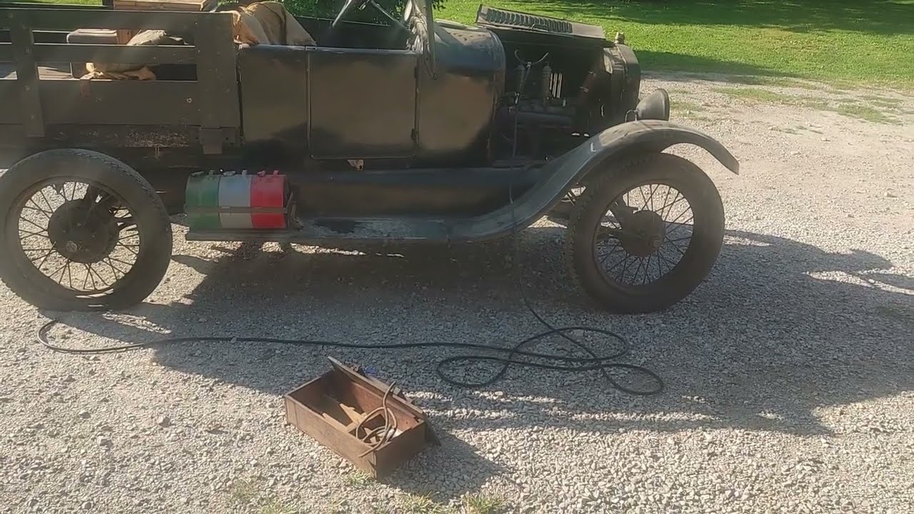 Vintage Model T Ford Tire Inflator
