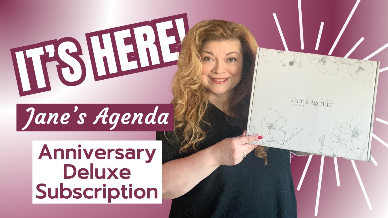 Unboxing Jane's Agenda September Deluxe Subscription | Anniversary Box!