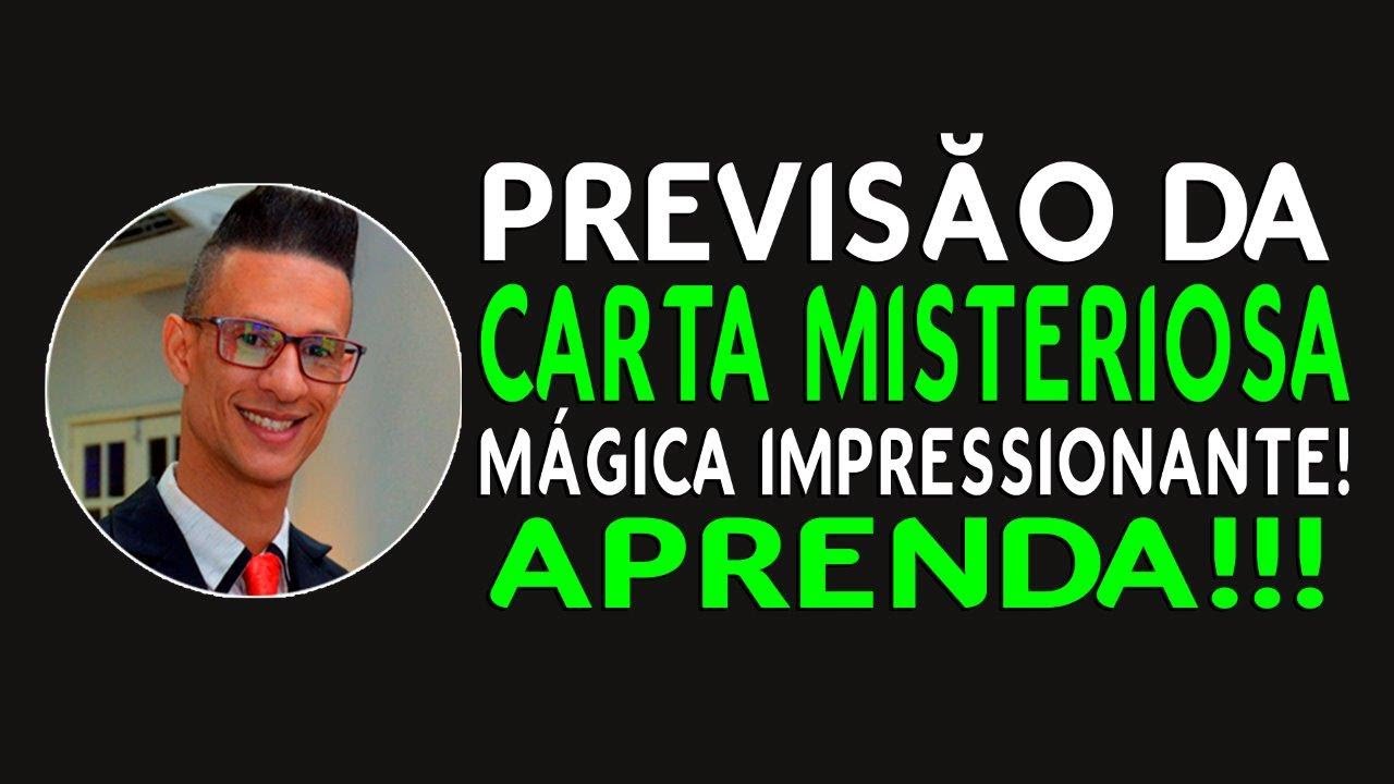 Previsão da Carta Misteriosa!!! ILUSION MAGIC