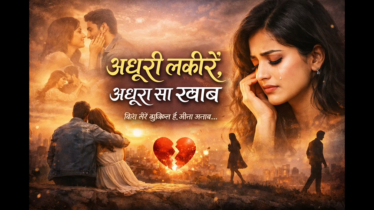 अधूरे लकीरें अधूरा सा ख्वाब।। Rai sagar bhavani।। HINDI SONG।।(SLOWED REWERD)।। ADHURE LAKIRE ADHURA
