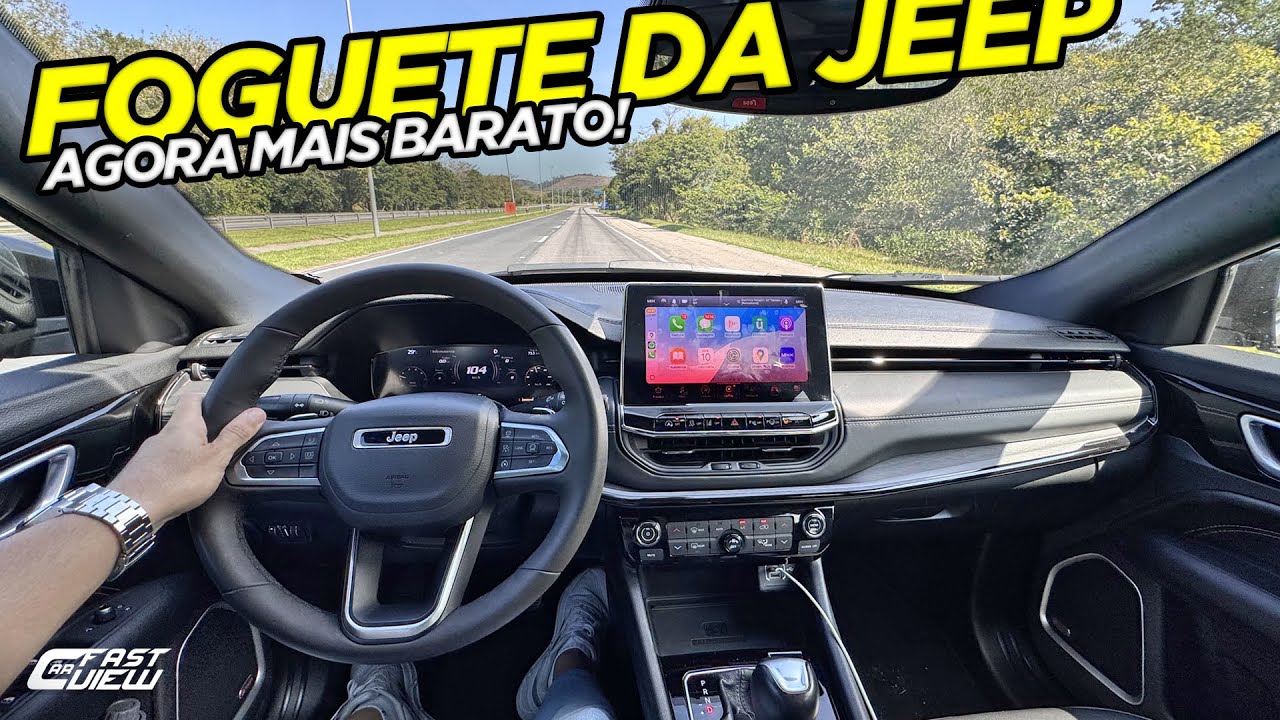 TEST DRIVE COMPASS BLACKHAWK MELHOR DA CATEGORIA DISPARADO, 0 A 100 ABSURDO E CONFORTO INIGUALÁVEL!