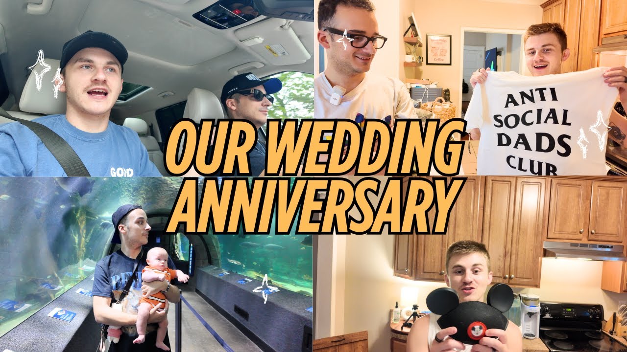 Our First Anniversary as Dads 💙 Day Trip to Cincinnati!