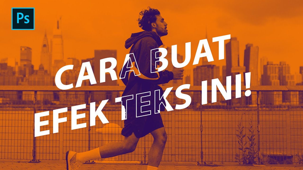 Tutorial Membuat Efek Text Stroke Cut Out di Photoshop