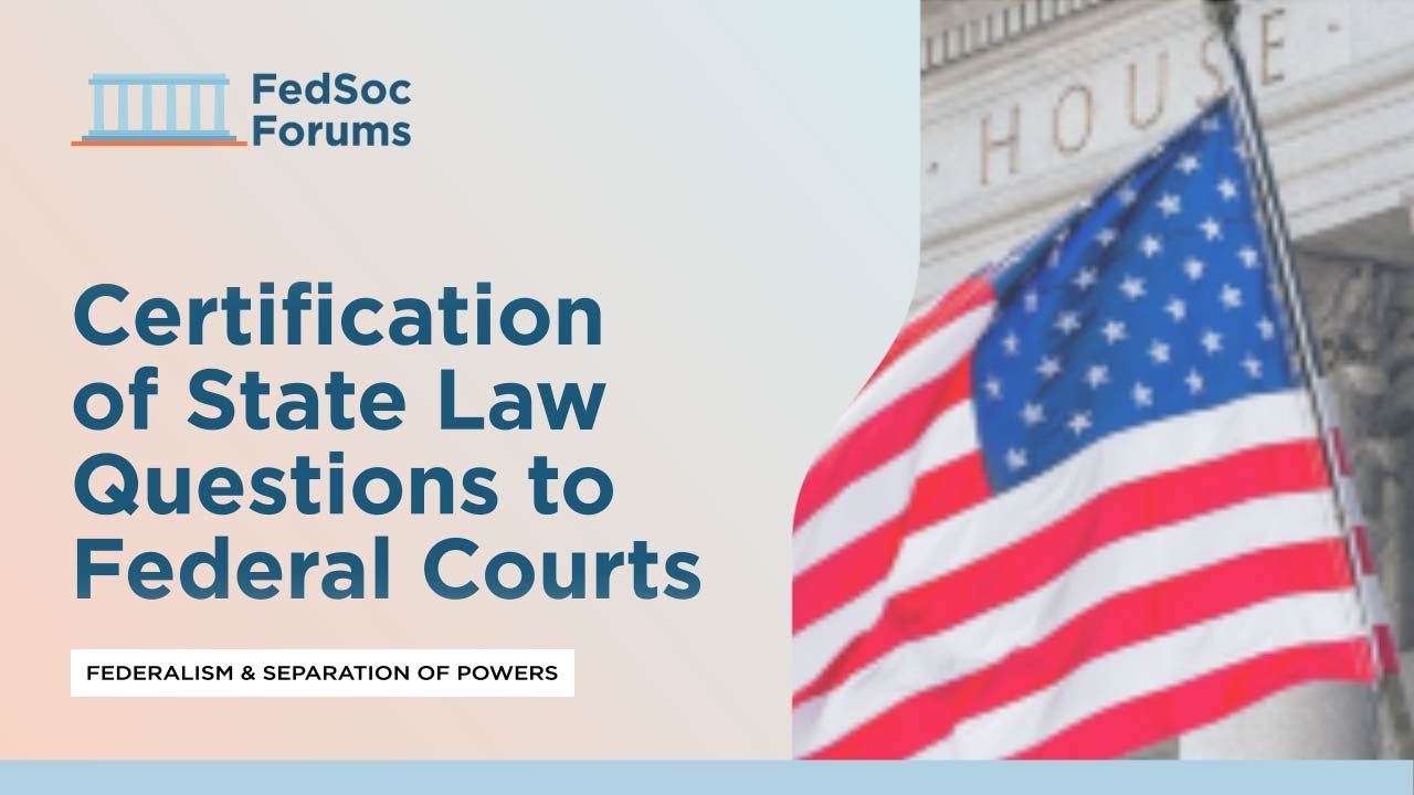 Certification of State-Law Questions by Federal Courts