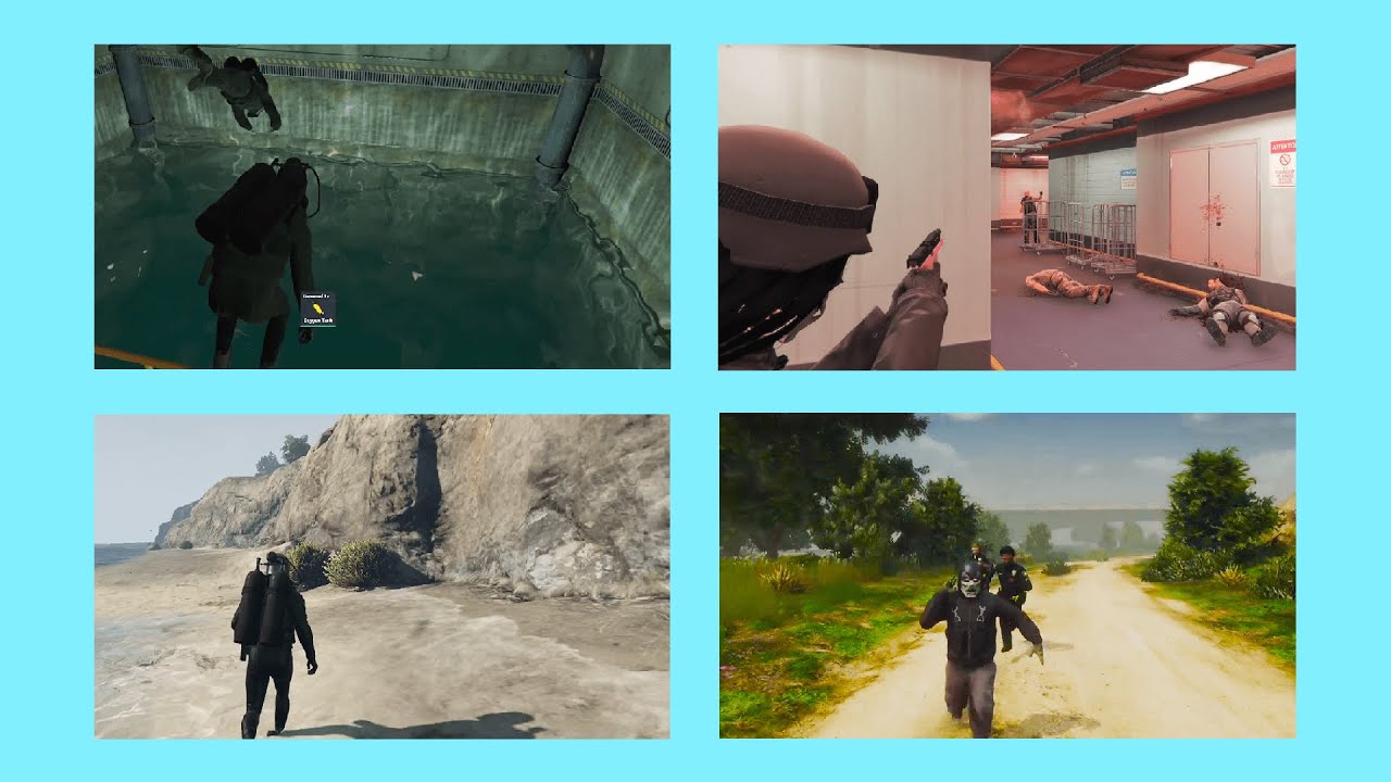 The Mandem Underwater Bobcat Heist (All POVs)  | GTA RP NoPixel 3.0