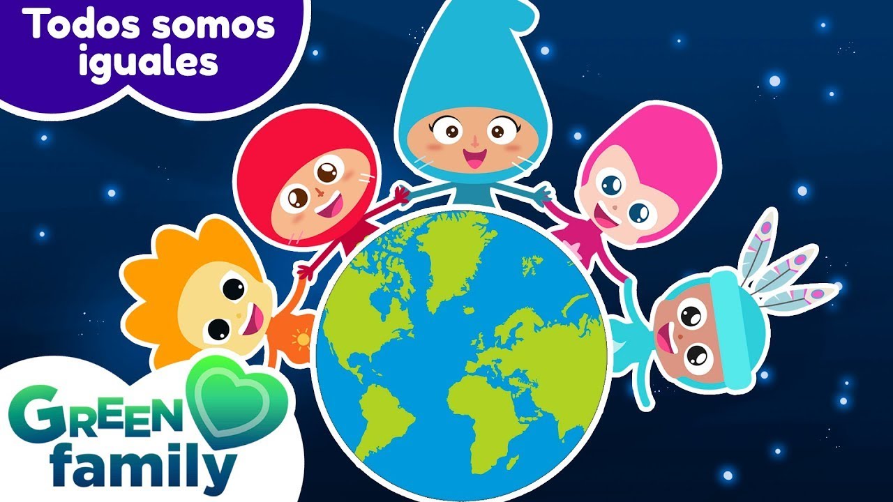 🌈🌍 TODOS SOMOS IGUALES 🤚🤚🏻🤚🏼🤚🏼🤚🏽🤚🏾🤚🏿  | CANCIONES para NIÑOS en ESPAÑOL