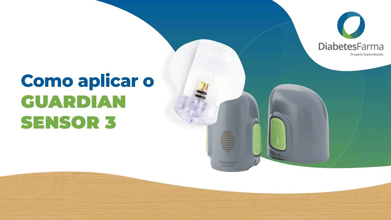 Como aplicar o sensor Guardian Sensor 3 com o aplicador One-press