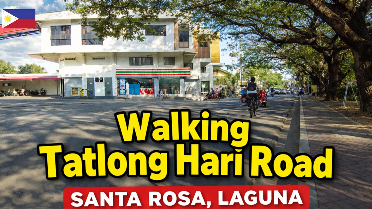Street Walk at Tatlong Hari | Groceries & Small Businesses in Santa Rosa 🇵🇭