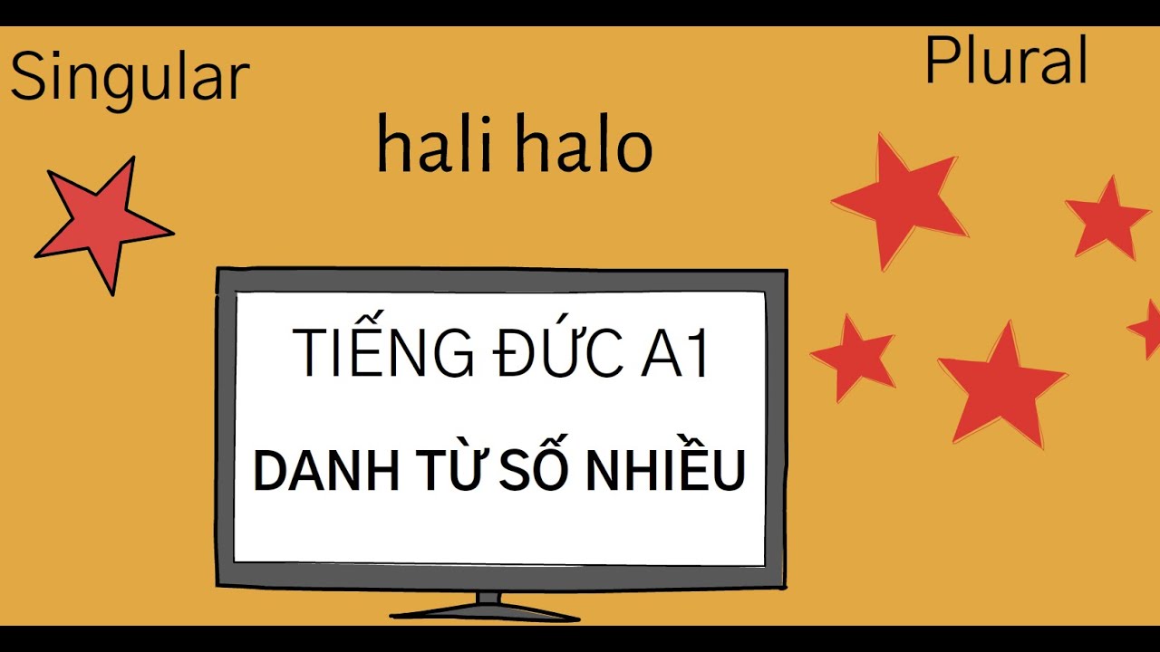 Tiếng Đức A1 - Tự học tiếng Đức - Danh từ số nhiều