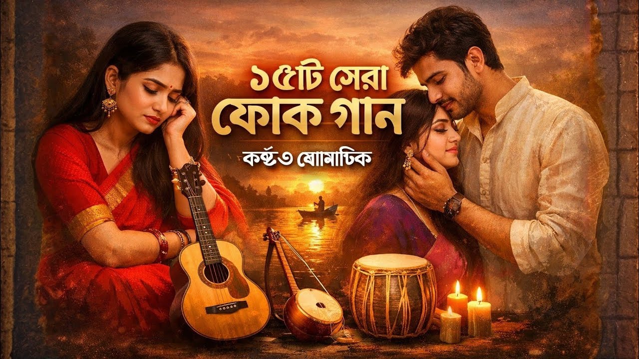 ১৫টি সেরা বাংলা ফোক গান | Best Bengali Folk Songs Collection | Bangla Folk Music 2026 | Bengali
