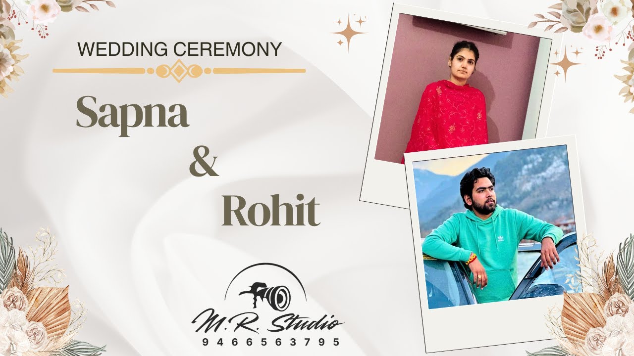 ⭕ WEDDING CEREMONY  ⭕SAPNA 💞 ROHIT ⭕ LIVE BY : M.R. STUDIO M...9466563795