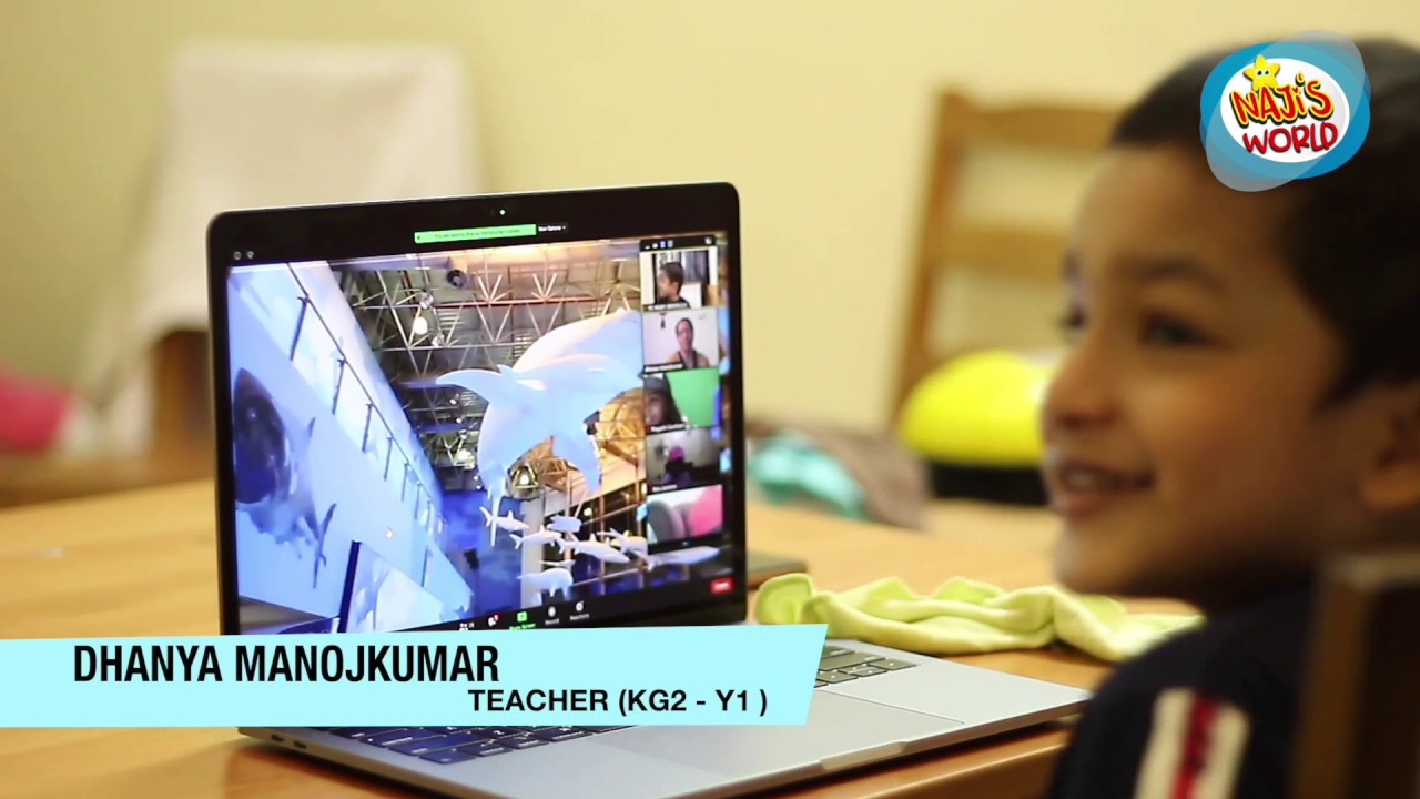 Sharjah Aquarium  | Sharjah Indian School Students |Virtual tour | eLearning Class | Zoom