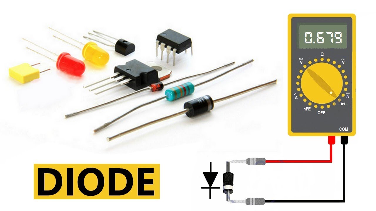 La Diode : Histoire, fonctionnalité, différentes types, et comment la tester. (ce qu'il faut savoir)