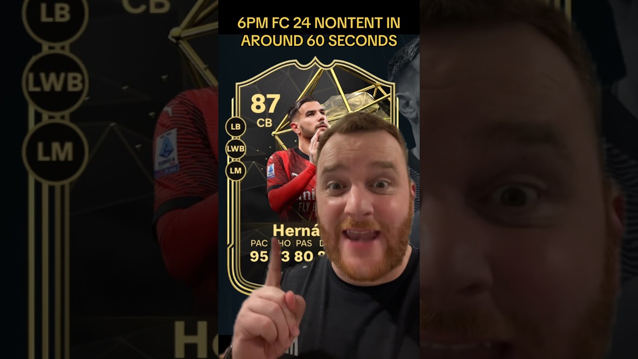 6PM NONTENT IN AROUND 60 SECONDS #reels #fyp #fifa #ea #content #totw #shorts