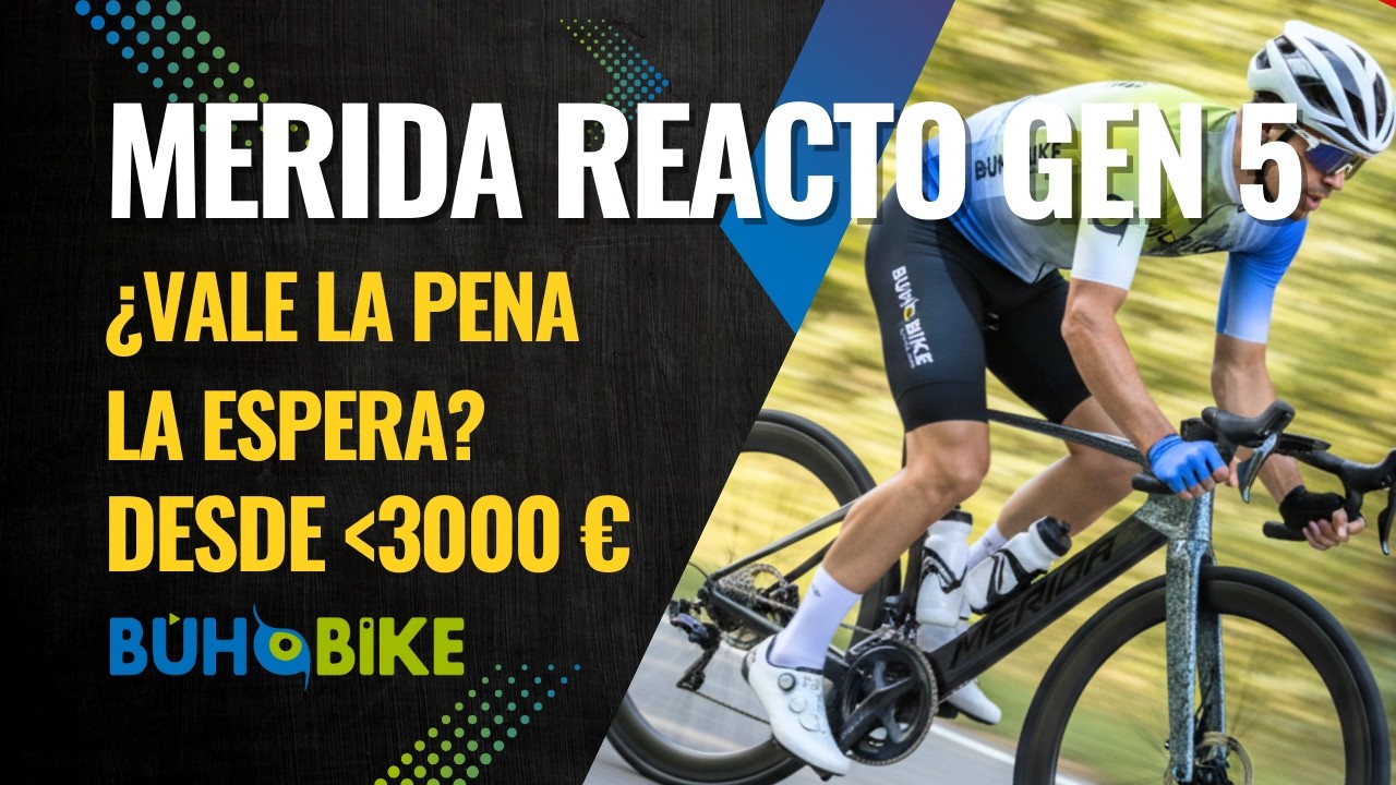 Nueva MERIDA REACTO 2027: La evolución que DESTROZA rivales en vatios y comodidad