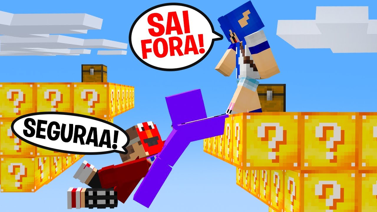Esse SkyBlock da Sorte FOI HILÁRIO!
