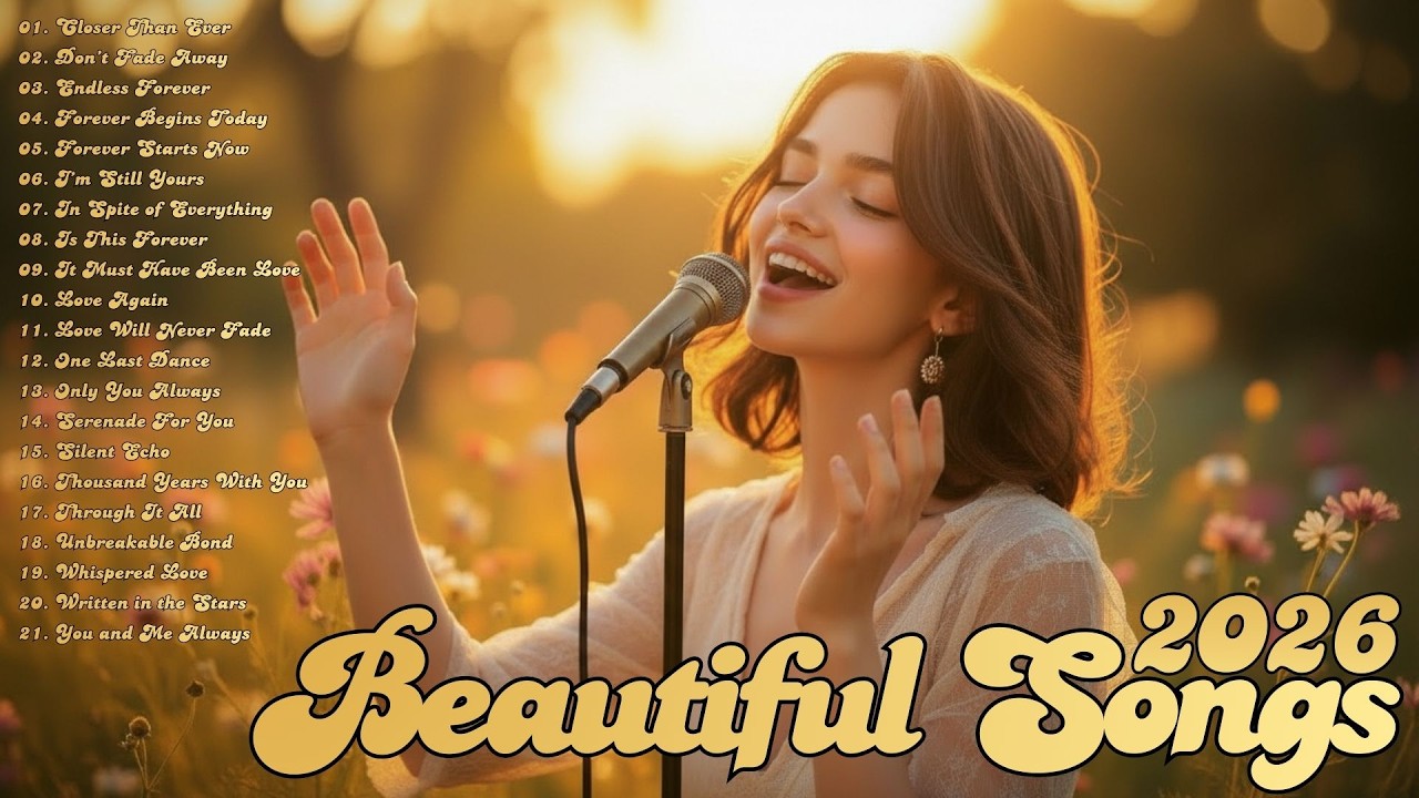 Love Songs 2026 🎧 Romantic Playlist – Beautiful, Soft & Calm Love Songs