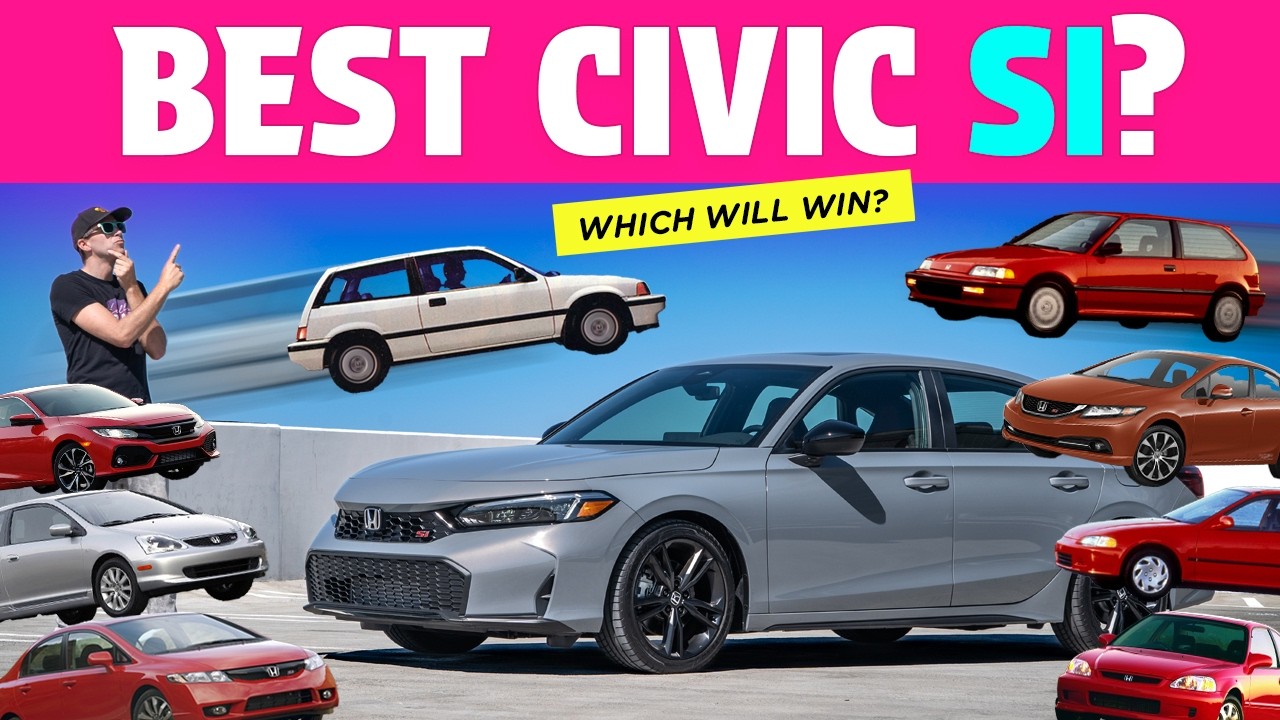 Showdown! Which Generation Honda Civic Si is the Best?