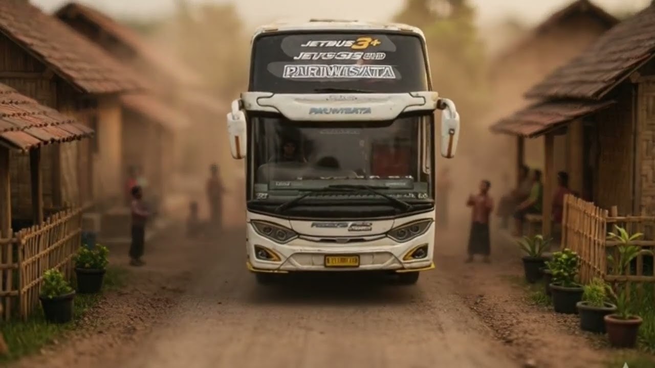 Perjalanan bus kids panda tunggal jaya menuju pemandian air panas