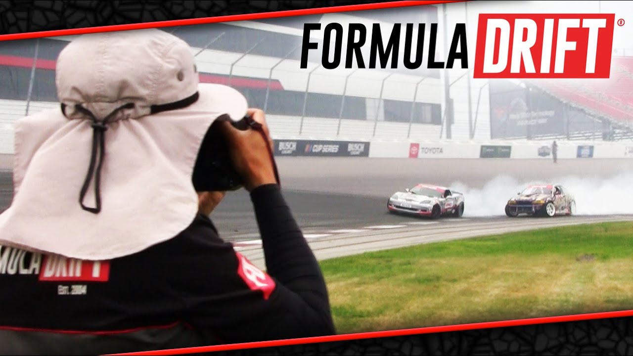 Filming at Formula Drift with @LarryChenPhoto
