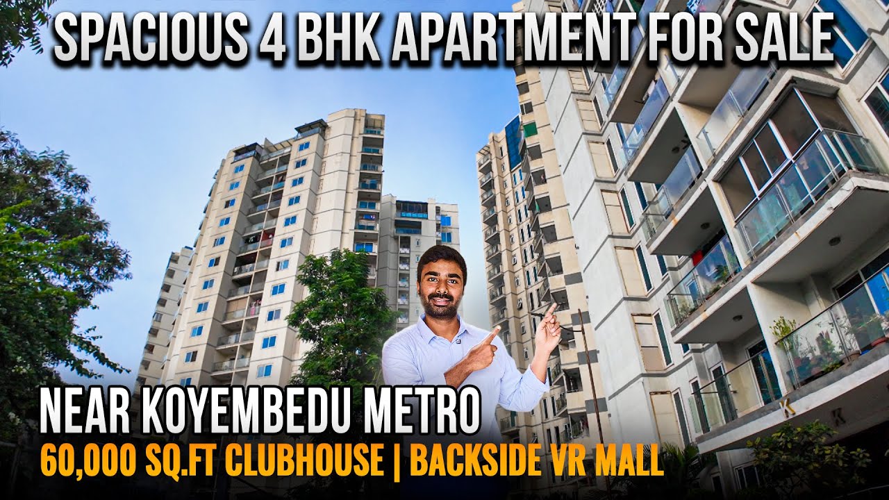 Продаётся дом с 4 спальнями в Metrozone, Anna Nagar 🏙️ | Сразу за торговым центром VR Mall | Обзо...