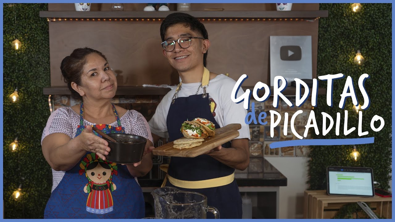 GORDITAS de PICADILLO con PAPAS