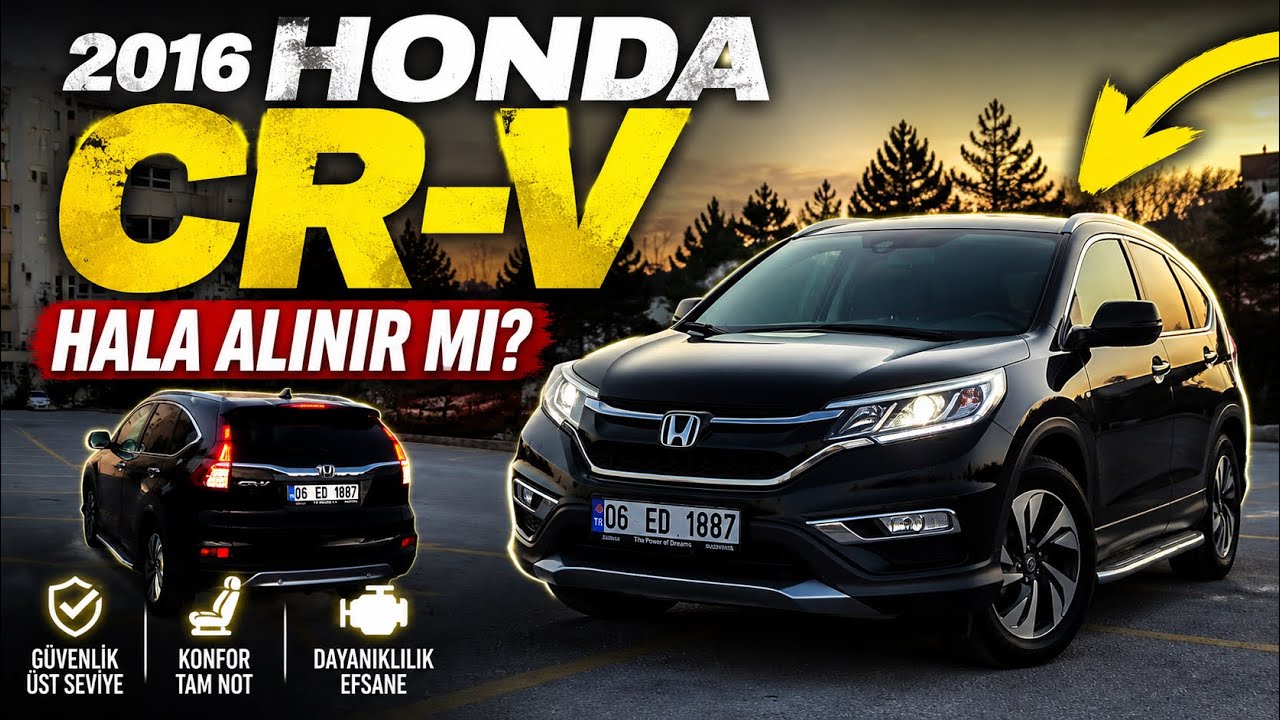 2016 Honda CR-V Detaylı Tanıtım | Yakıt Tüketimi & Sürüş