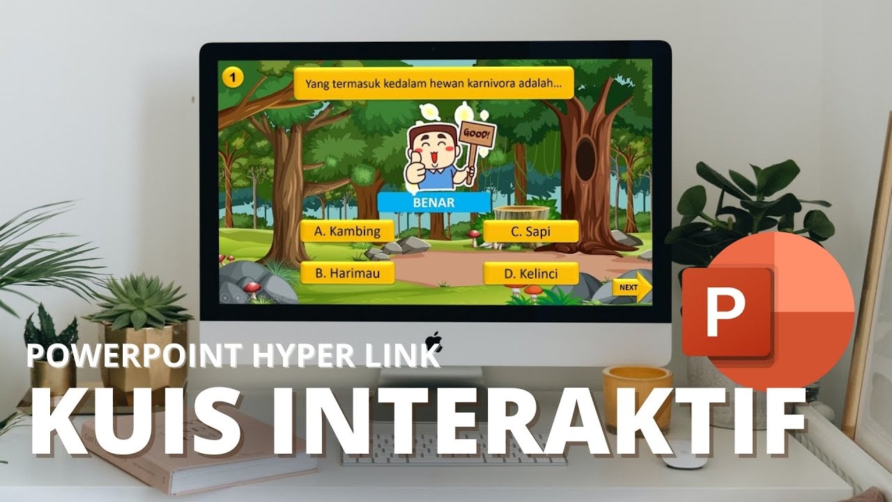 Tutorial Membuat Kuis Interaktif Simple Dan Mudah di Powerpoint | Game powerpoint | FREE TEMPLATE