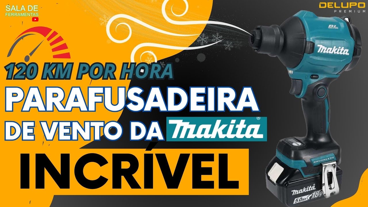 MAKITA DAS 180Z - O incr&iacute;vel soprador capaz de produzir 1.1m&sup3; a 120km/h | Uma ferramenta fant&aacute;stica.