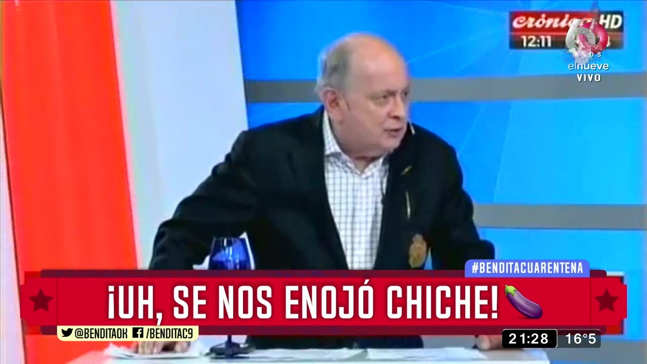 ¡Uh, se nos enojó Chiche!