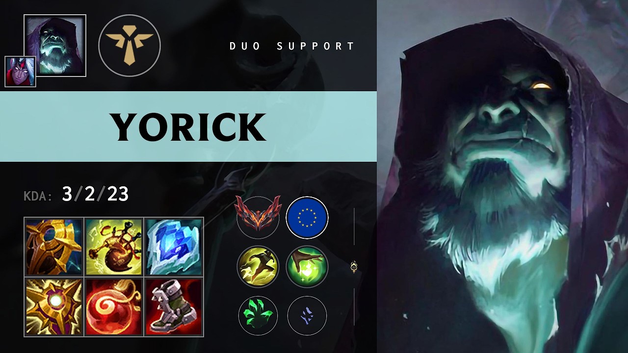 Yorick Support vs Shen - EUW Grandmaster Patch 26.14