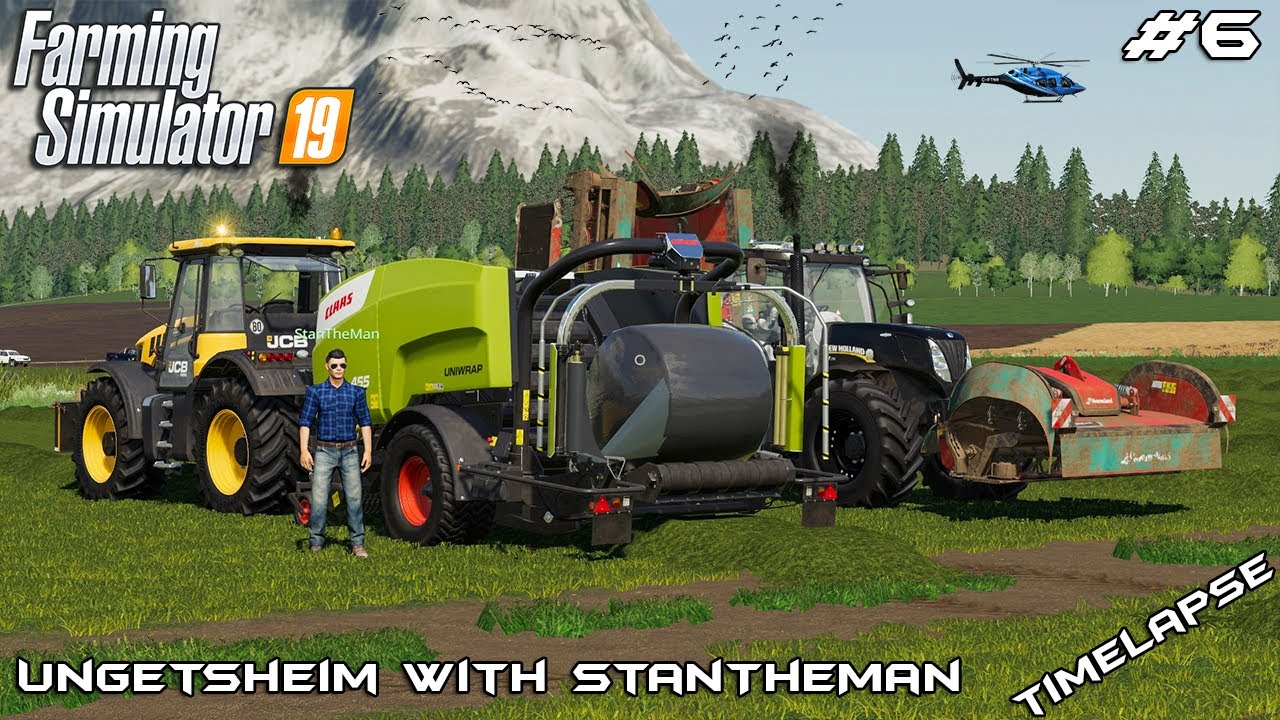 Planting corn & making grass bales | Ungetsheim with @StanTheMan | Farming Simulator 19 | Episode 6