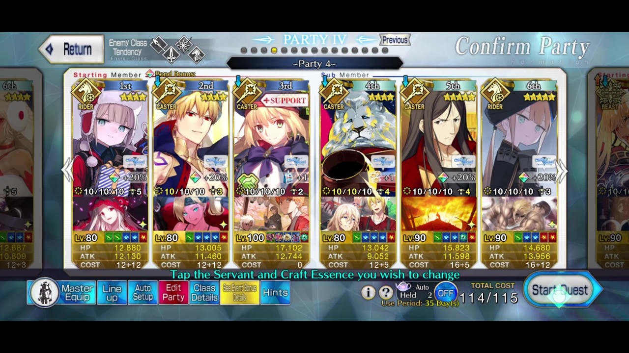 [FGO] Chivalrous Montjoie CQ - The Curtain Call and Standing Ovation