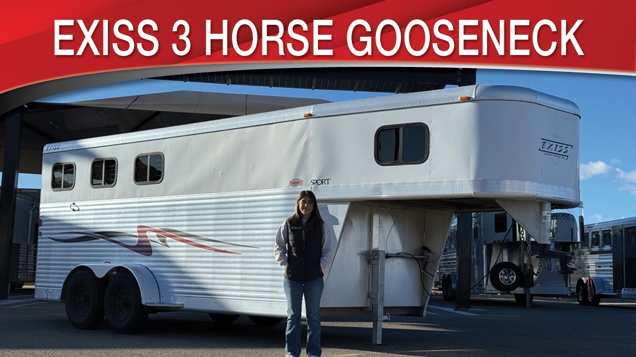 Exiss Sport 3 Horse Gooseneck