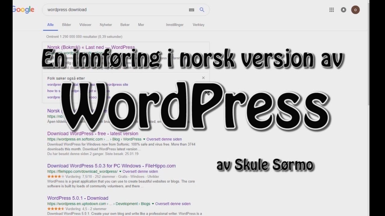 WordPress Norsk