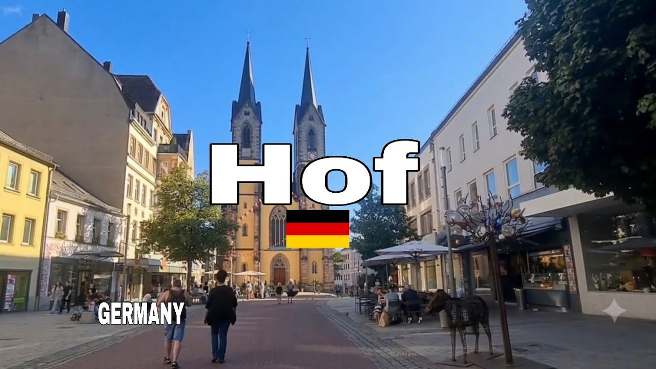 Hof Germany 🇩🇪 Walking Tour 07 September 2024