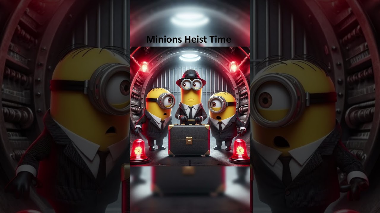 Can minions pull off the heist?? #minions #minionsinaction #minion #minionrush