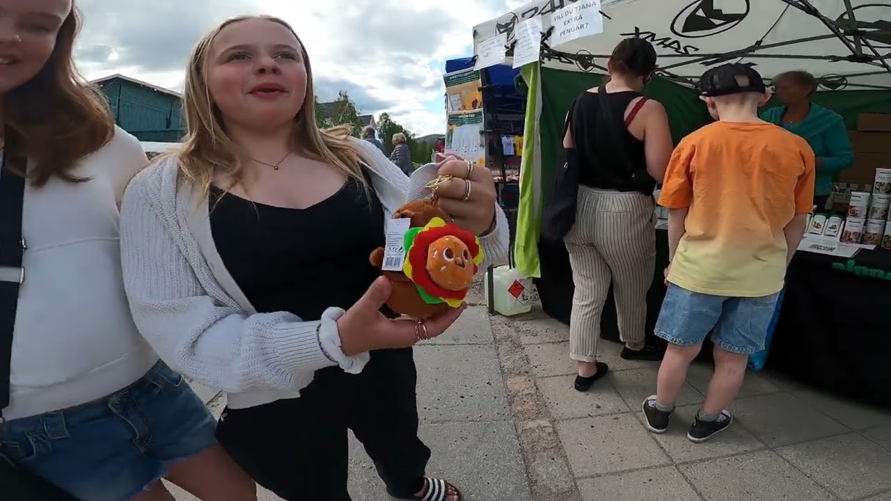 Gällivare marknad 27 Juni 2025, folk är på G !