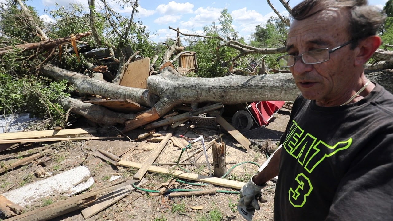 Tornado Damages Ocala Home