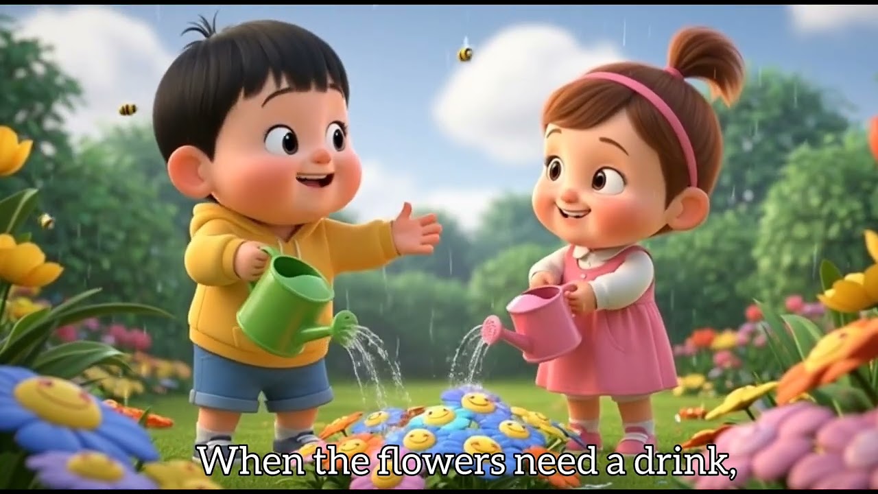 Rain Rain Go Away Song for Kids | Preschool & Kindergarten Rhyme