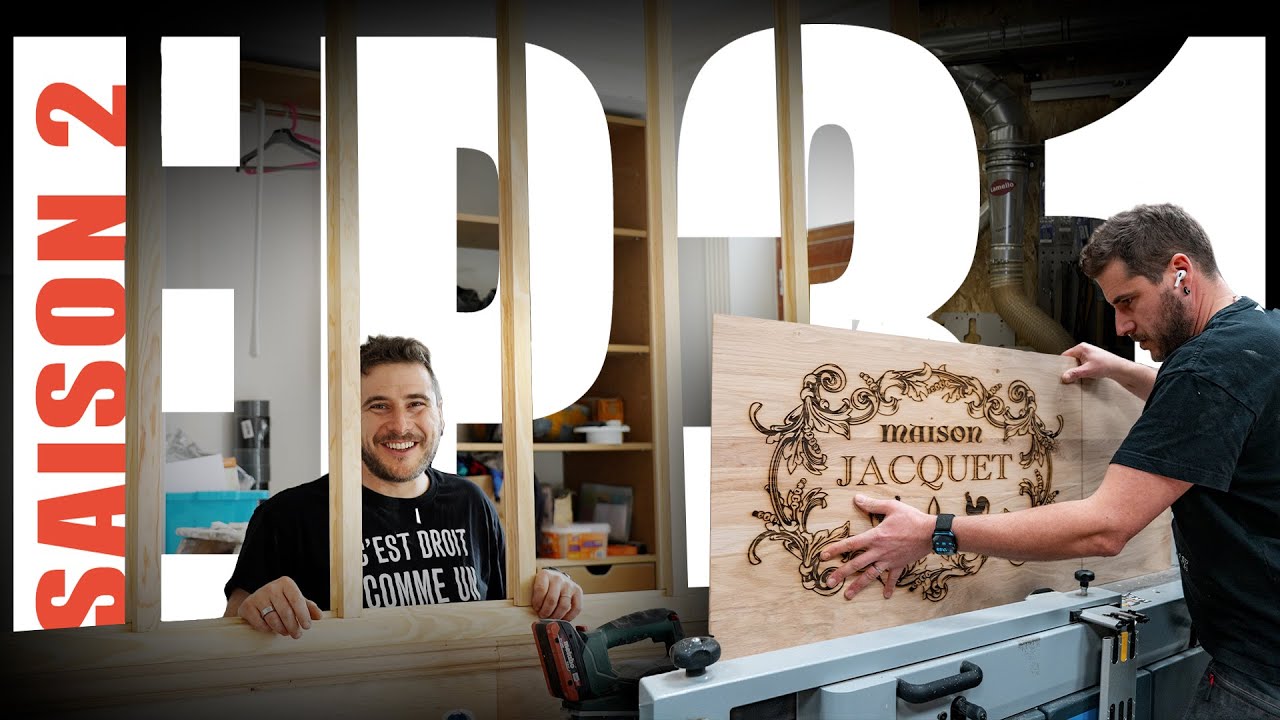 ✅ RENOVATION CUISINE - Verrière bois et gravure laser crédence - Ep31S2 - LJVS